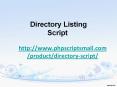 Directory Listing Script PowerPoint PPT Presentation