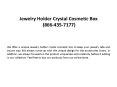  Jewelry Holder Crystal Cosmetic Box PowerPoint PPT Presentation