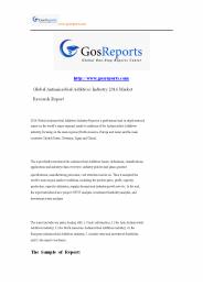 Global Antimicrobial Additives Industry 2016 Market Research Report
