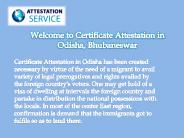 Document Attestation Services in Bhubaneswar