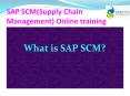 SAP SCM Online Training in Canada PowerPoint PPT Presentation