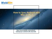 How to Sync Android with Mac or PC ?