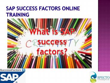 Sap Success Factors Online Training in Canada