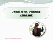 Commercial Printing Company