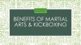 Benefits of martial arts & kickboxing PowerPoint PPT Presentation