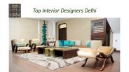 Top Interior Designers in Delhi