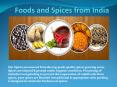 Foods and Spices from India PowerPoint PPT Presentation