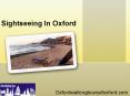 Sightseeing in Oxford PowerPoint PPT Presentation