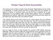 Practice Yoga At Home Successfully