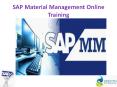 SAP Management Material Online Training in UK PowerPoint PPT Presentation