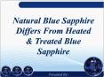 Natural Blue Sapphire Differs From Heated & Treated Blue Sapphire? PowerPoint PPT Presentation