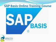 SAP Basis online training in UK
