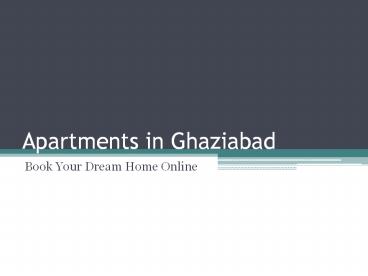 Apartments in Ghaziabad