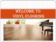 Vinyl flooring