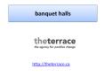 banquet hall vaughan PowerPoint PPT Presentation