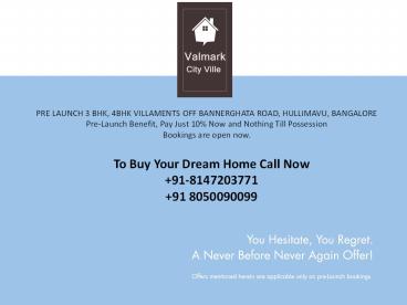Buy Your Dream Home!!!!Valmark CityVille