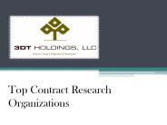 Top Contract Research Organizations