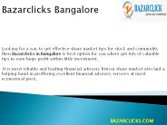 Bazarclicks Bangalore