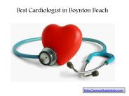 Best Cardiologist in Boynton Beach