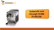 Testbericht zum DeLonghi ECAM 23.420.SW