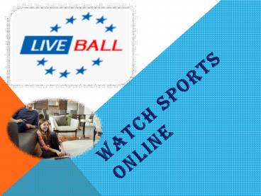 Watch Sports Online