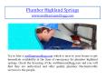 plumber highland springs PowerPoint PPT Presentation
