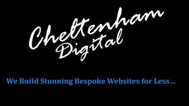 Ecommerce Website Development Services At Cheltenham Digital