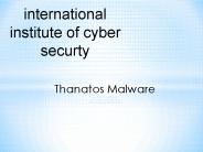 Thanatos Malware