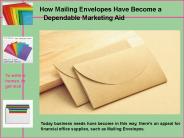 Place Online Order For Mailing Envelopes