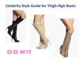 Celebrity Style Guide for Thigh High Boots PowerPoint PPT Presentation