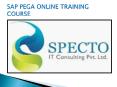 SAP PEGA ONLINE TRAINING COURSE IN USA PowerPoint PPT Presentation