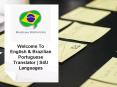 Brazilian Portuguese to English & vice-versa Translation @S4U Languages PowerPoint PPT Presentation