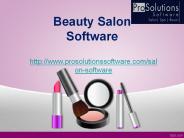 Beauty Salon Software
