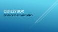 Quiz Maker Online Tool - QuizzyBox PowerPoint PPT Presentation