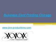 Business Card Printing Chicago - Jkm-productions.com