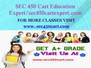 SEC 450 Cart Education Expert/sec450cartexpert.com