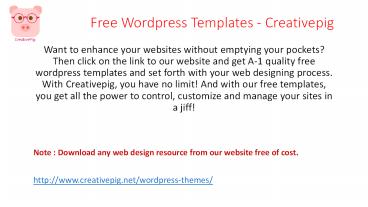 Wordpress Polaroid Template