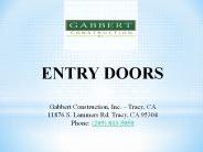 Trendy Models for Entry  Doors