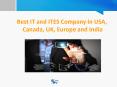 Best IT and ITES Company in USA,  Canada, UK, Europe and India PowerPoint PPT Presentation