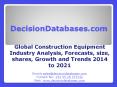 Construction Equipment Market: Global Industry Size, Share, Trends, and forecasts upto 2021 PowerPoint PPT Presentation