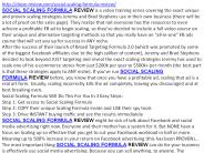 SOCIAL SCALING FORMULA review and bonus