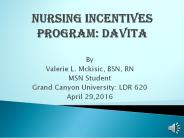 Nursing Incentives