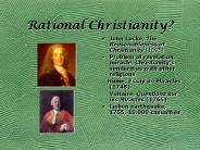 Rational Christianity?