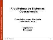 Arquitetura de Sistemas Operacionais