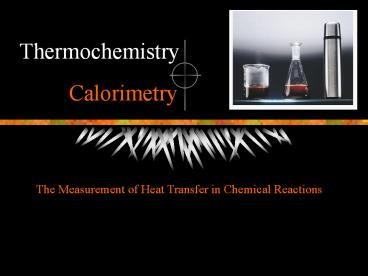 Calorimetry