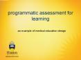 programmatic assessment for learning PowerPoint PPT Presentation