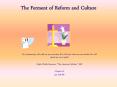 The Ferment of Reform and Culture PowerPoint PPT Presentation