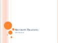 Security Training PowerPoint PPT Presentation