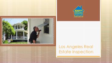 Los Angeles real estate inspection