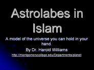 Astrolabes in Islam